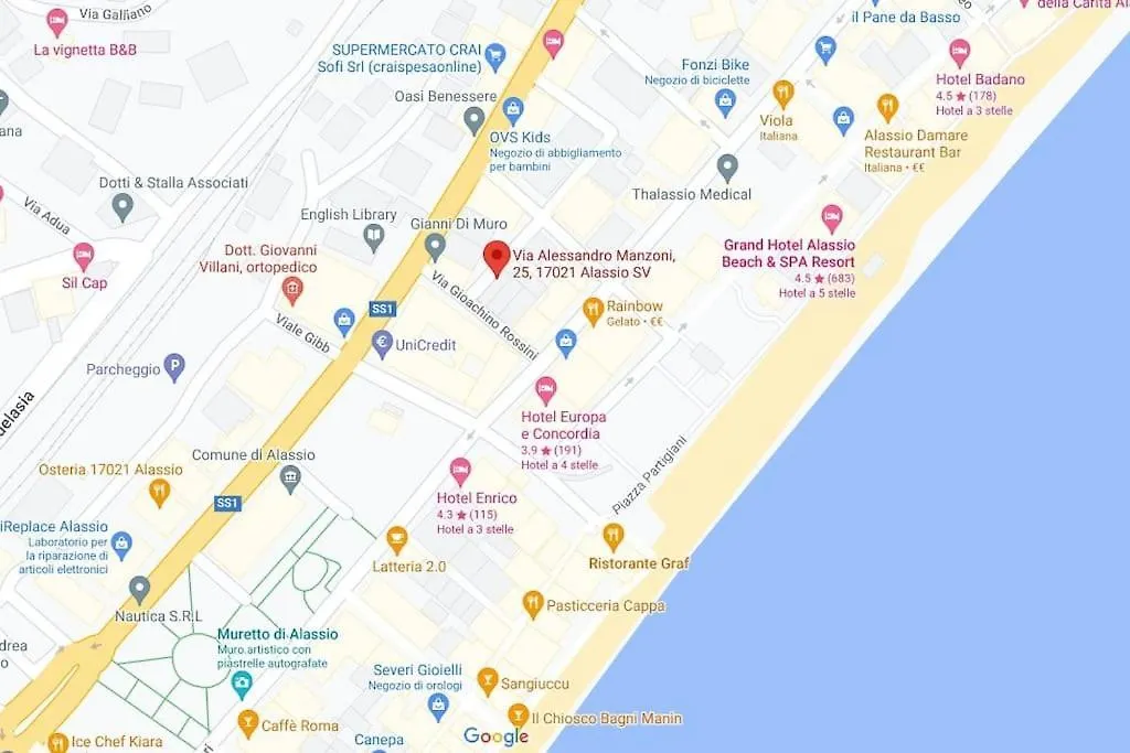 Il Paradiso Di Angelo A Pochi Passi Dal Mare, Solo Per Famiglie Alassio Apartment